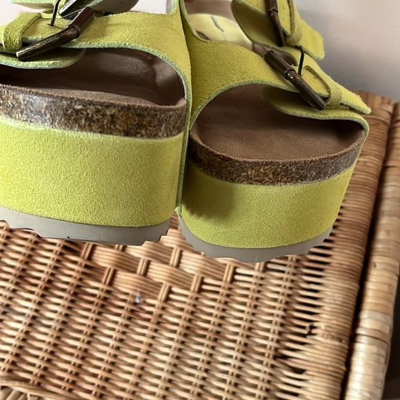 Free People x Intentionally Rule Breaker Flatform Sandals Size 7 NEW - Picture 10 of 12